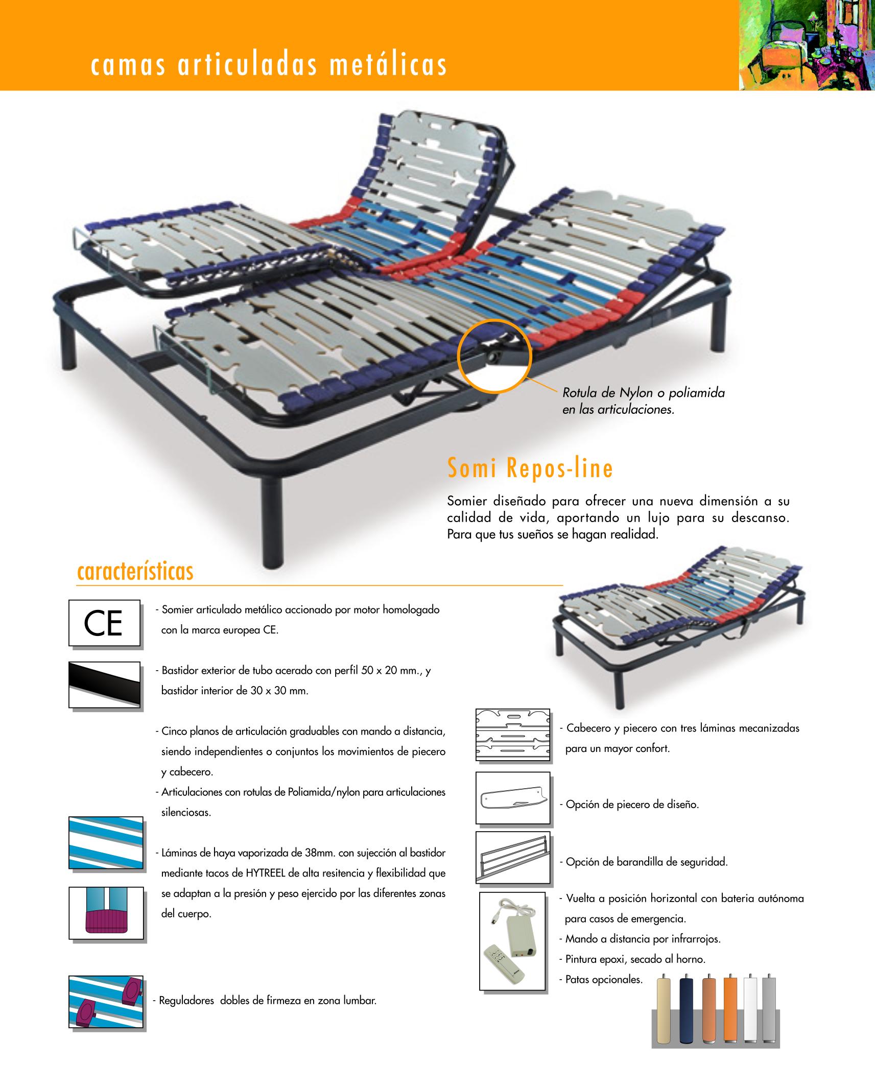 Cama articulada Somi-repos-line