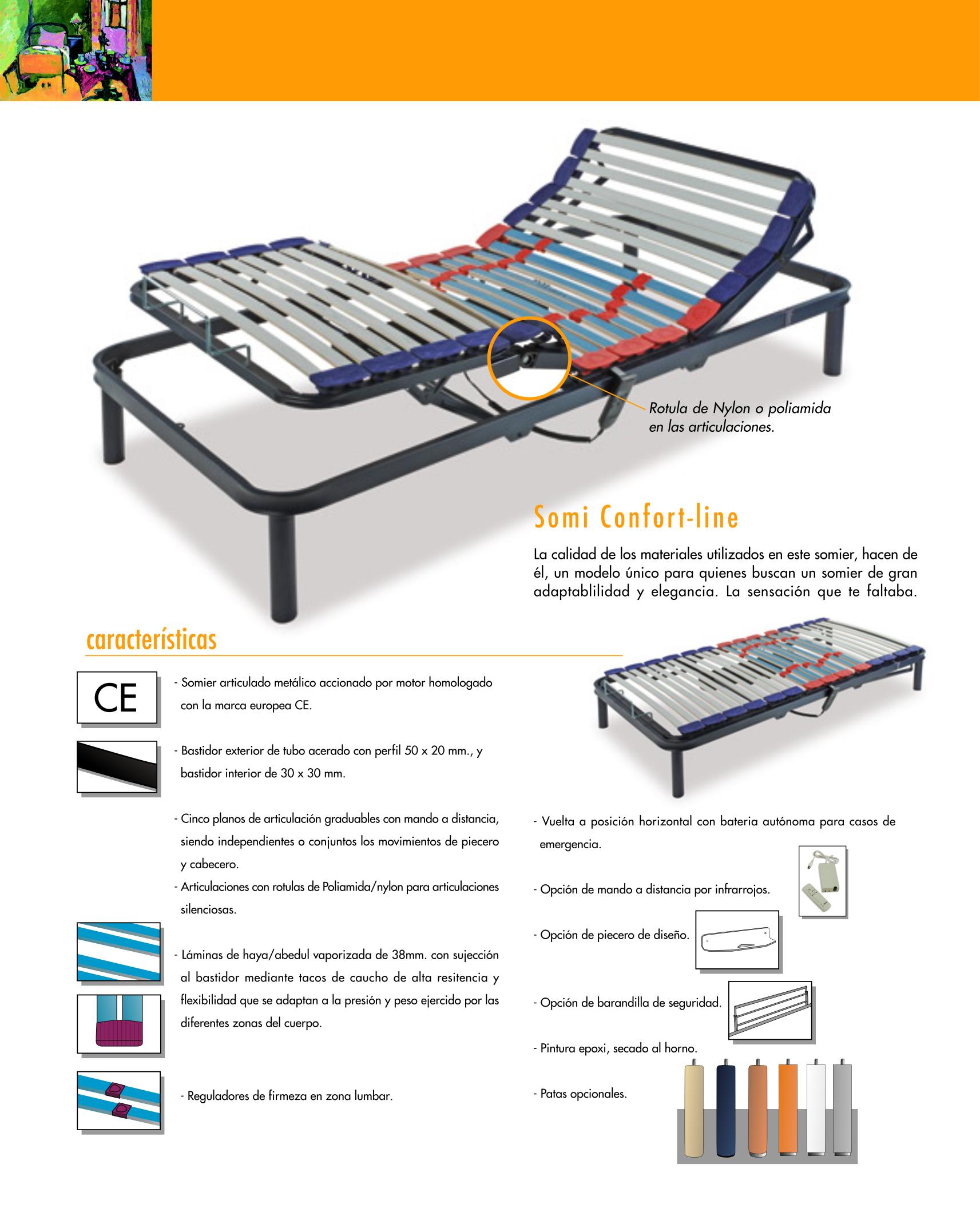Cama articulada Somi-confort-line