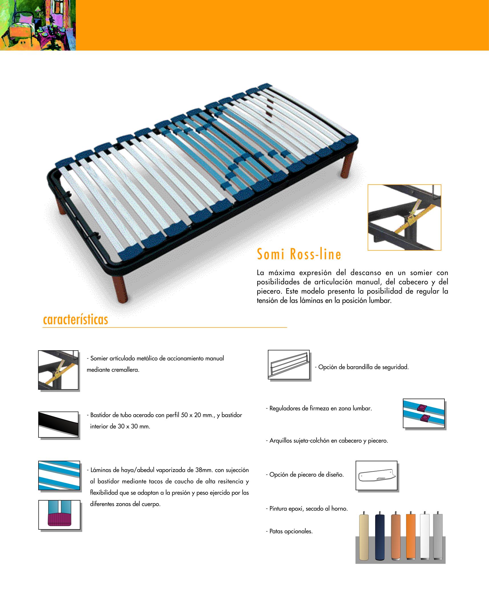 Cama articulada Somi-ross-line