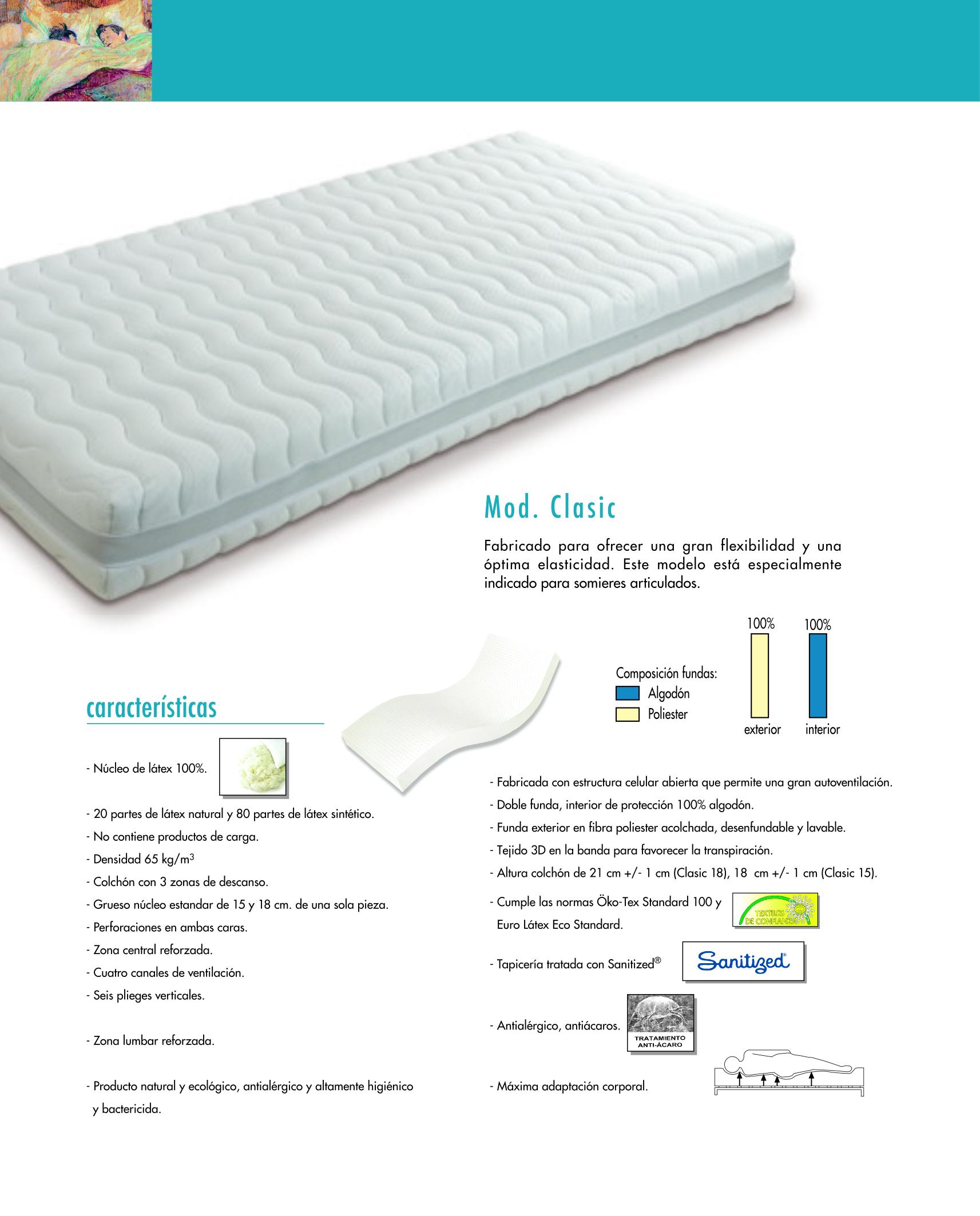 Colchon de latex Clasic