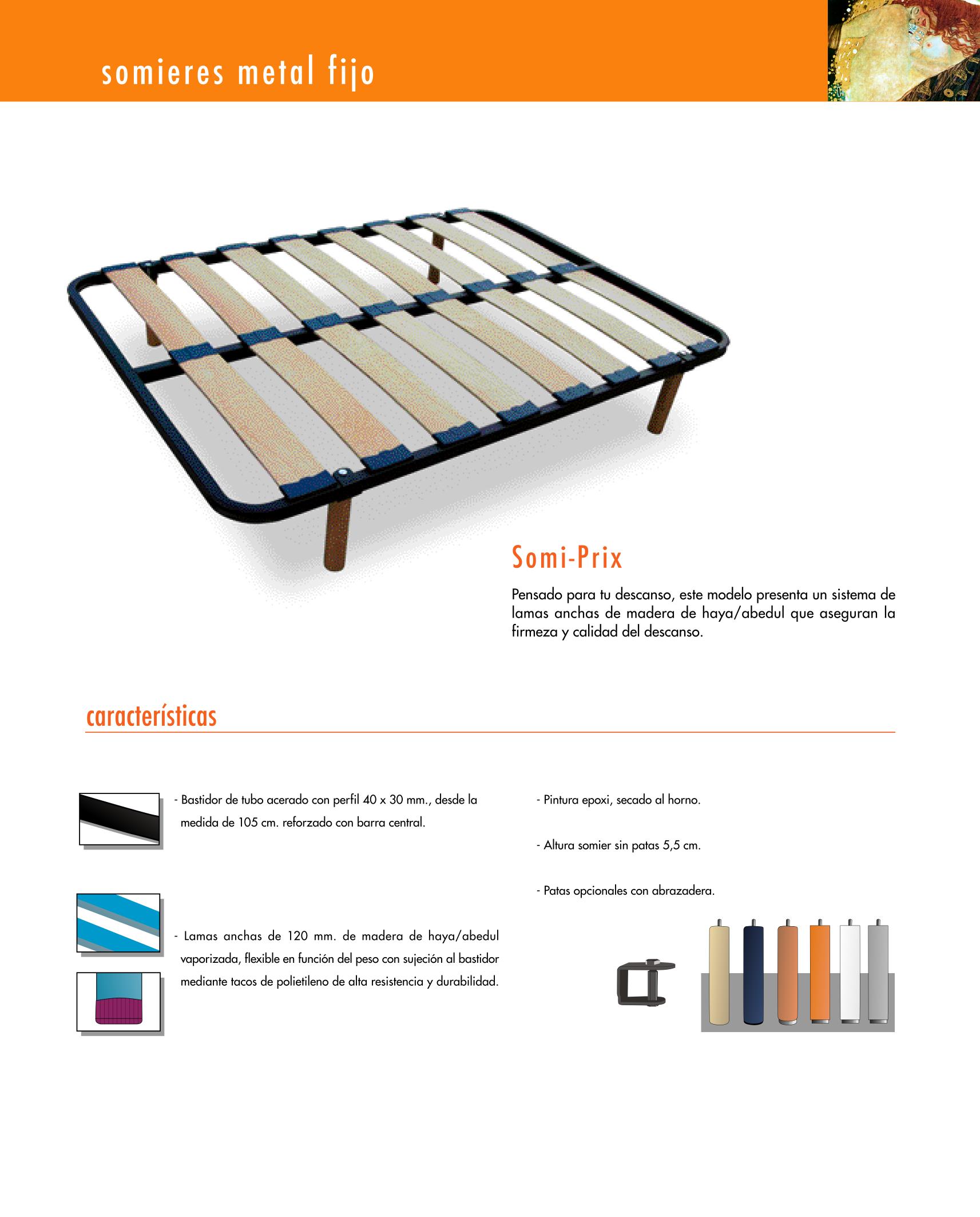 Somier Metal Somi Prix